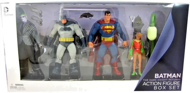 DC Collectibles Batman The Dark Knight Returns 4 Piece Action Figure Box Set NEW