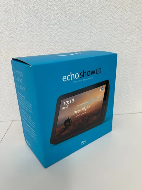 Amazon Echo Show 8 Alexa Charcoal Smart Speaker 1st Gen 2019 Release