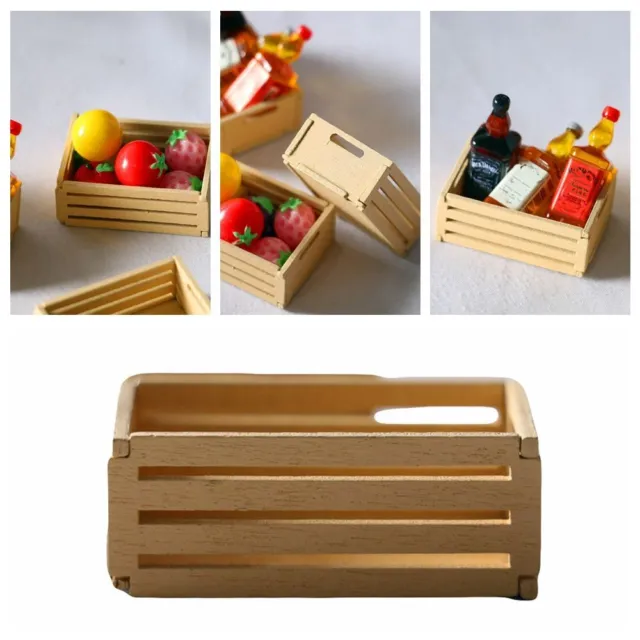 Micro Landscape Decorative Wooden Frame Model Accessories Fruit Frame Miniature
