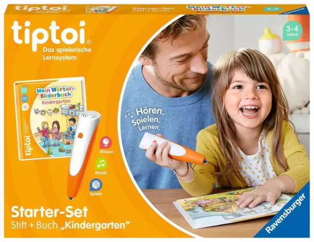 Ravensburger tiptoi® Starter-Set: Stift und Wörter-Bilderbuch Kindergarten 00113