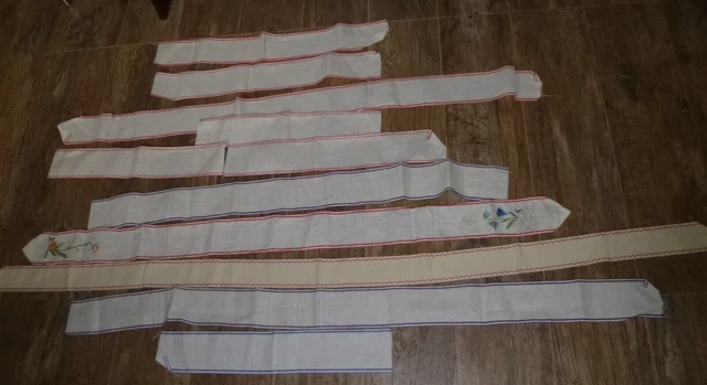 verschiedene Stickband Tischband Türschleife zum besticken