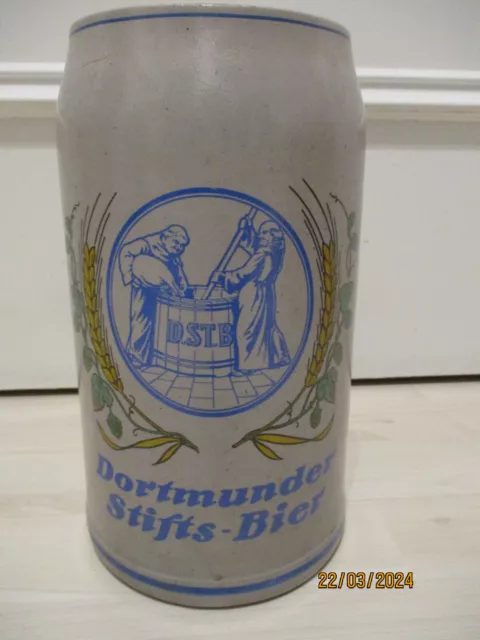 Dortmunder Stifts Bier - alter Bierkrug - 3 Liter - Sondergröße