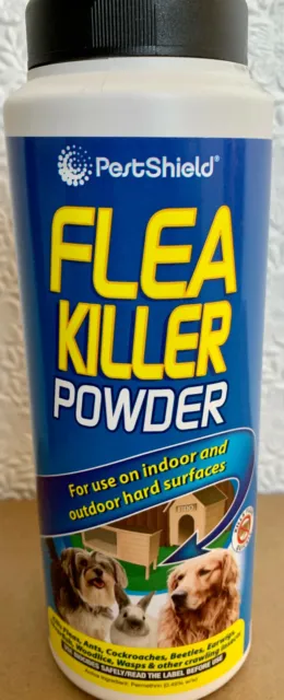 New PestShield Flea Killer Powder Crawling Insect Killer Indoor & Outdoor