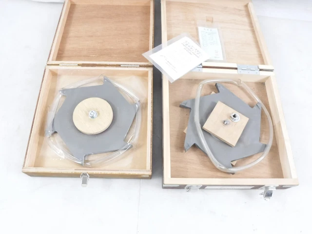2 Pack Kanefusa Planing Cutter 6P 255x15x25.4 Wood Log Diamond Blade D-Cutter-02