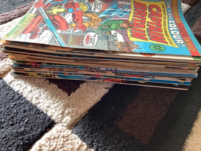 1 - 39 CAPTAIN BRITAIN MARVEL UK COMICS 1976-77 & #8 PSYLOCKE Betsy Braddock 14