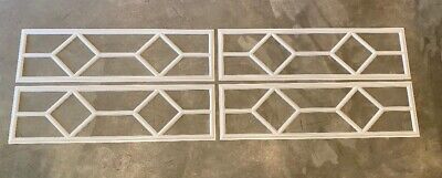 4 insertos de repuesto Amarr Waterford para puertas de garaje amarr de panel largo blanco