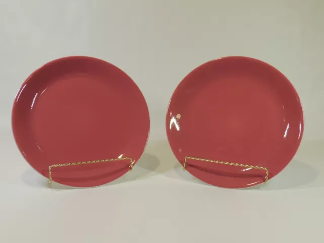 Syracuse China Set Lot VTG Restaurant Dish Syralite Pink Dinner Solid Plate MCM