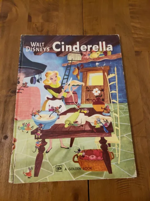Walt Disneys Cinderella A Golden Book 1974 35th printing.