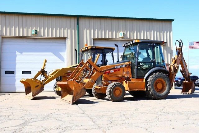 2005 Case 580SM Series 2 Loader Backhoe, Cab, 4x4, Extendahoe, 5267 Hours