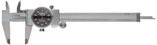 52-008-707-0, Premium Dial Caliper with 0-6" Measuring Range () 0 - 6" Black