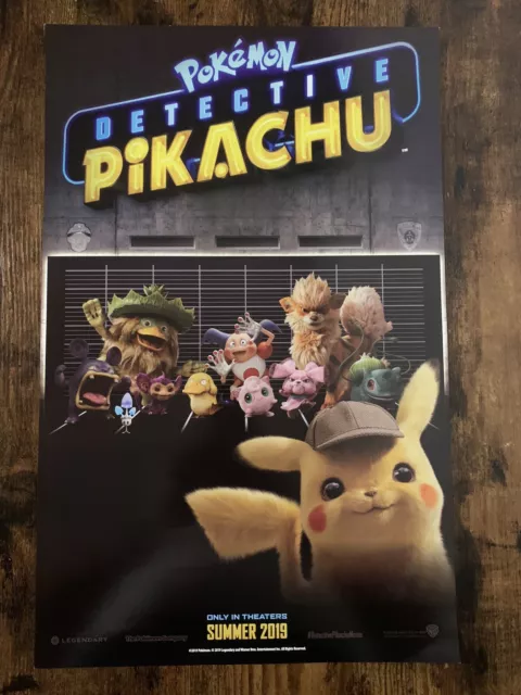 Pokemon Detective Pikachu Movie Poster Lot Of 20 Gamestop Promo 11x17