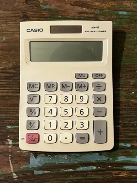 Casio mx 85 2025 calculator