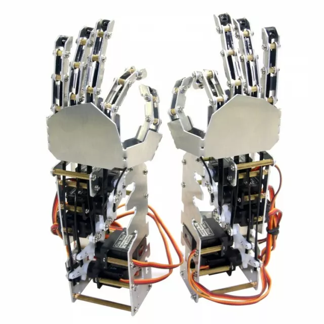 DOF Humanoid Five Fingers Manipulator Arm Left+Right Hand with Servos for Robot
