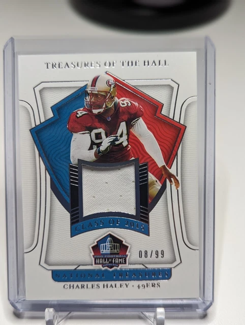 2021 National Treasures Charles Haley Treasures Of The Hall Jersey #8/99