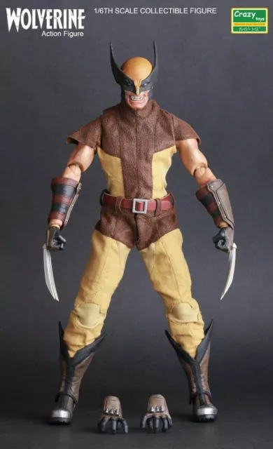 New Crazy Toys Marvel Comics X-men 12" Wolverine Action Figure Box Set