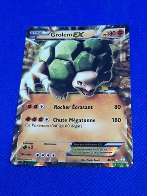 carte pokemon  ex grolem pv 180