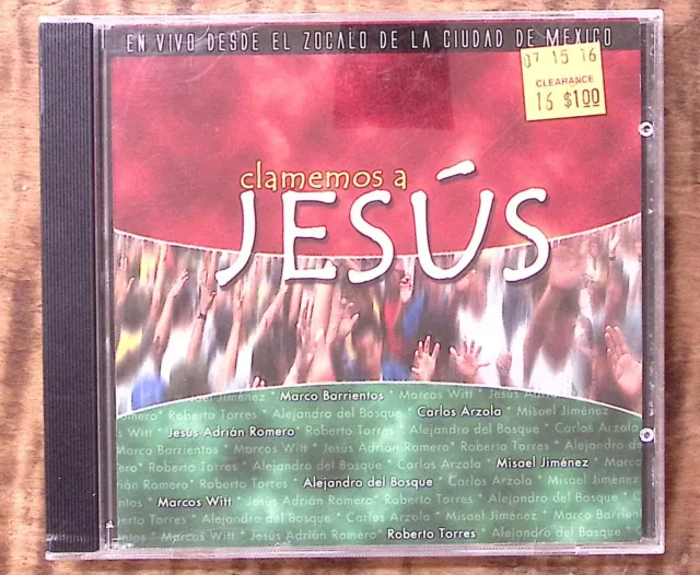 Clamemos A Jesus  En Vivo Desde El Zocalo De La Ciudad De Mexico Exc  Cd 3868