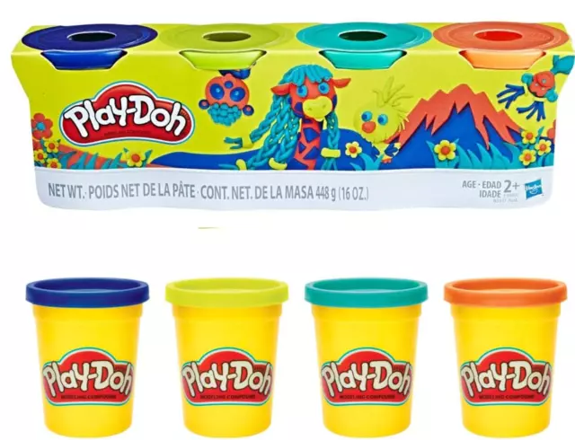 Play-Doh 4pk Modeling Compound Wild Colors