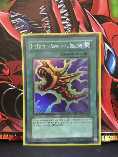 Carte Yu-Gi-Oh! The Flute Of Summoning Dragon Sdk-042 Excellent English
