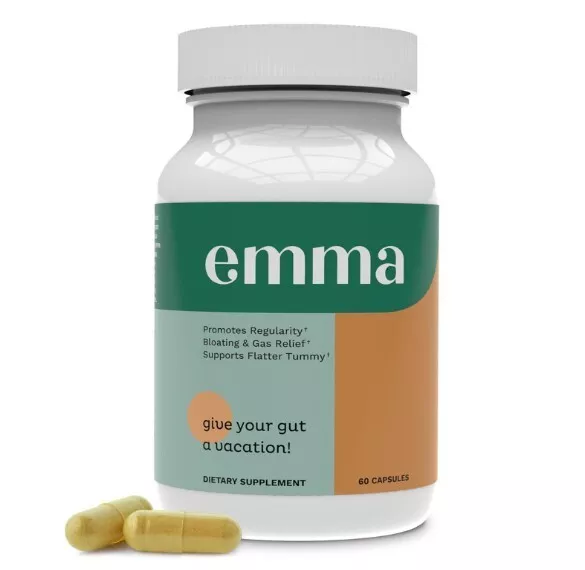 Emma Relief Supplement Konsciens Keto for Gut Bloating 60 Capsules Exp 2026 NEW