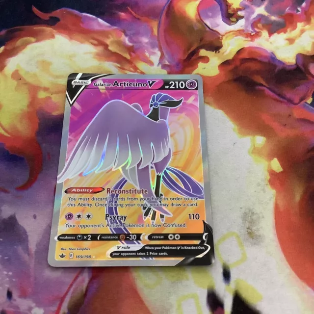 Galarian Articuno V - 169/198 - Full Art Ultra Rare - Pokemon