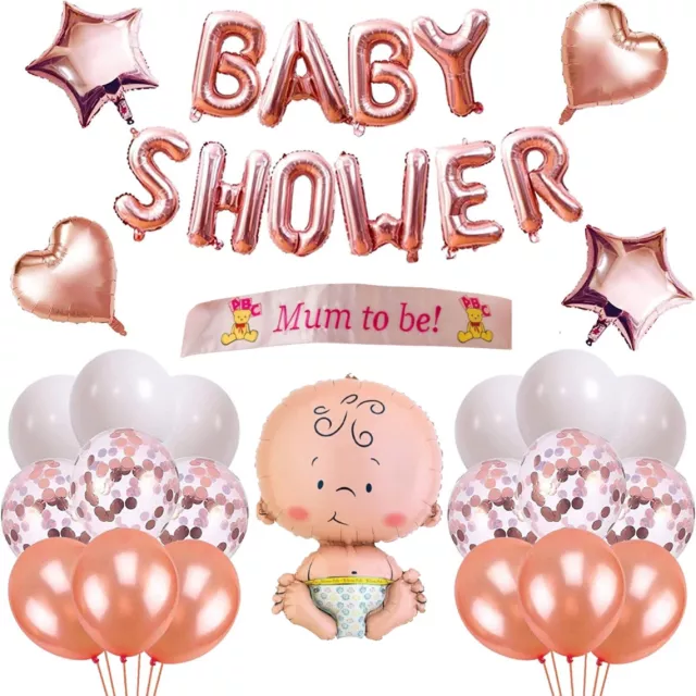 Baby Shower Palloncini Genere Reveal Ragazzo Rosa Blu Tema Festa Decorazione Bal
