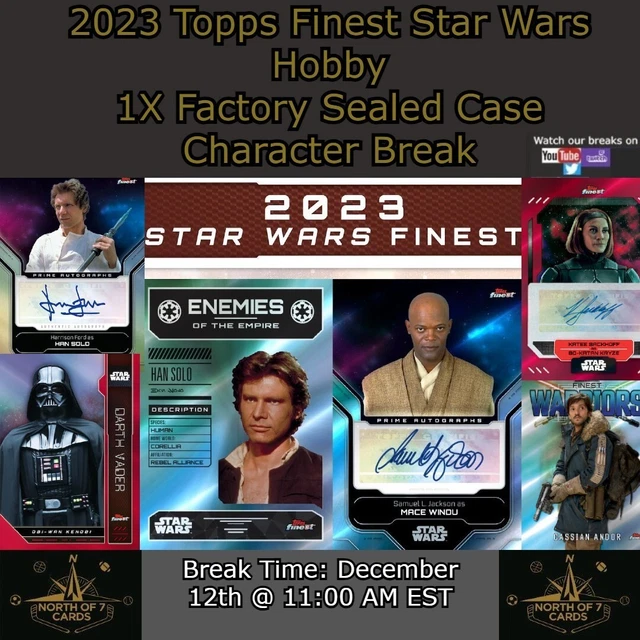 The Armorer 2023 Topps Finest Star Wars Hobby 1X Case Character Break #6