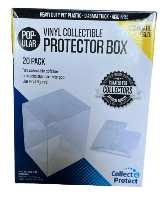 Collapsible Protector 3 3/4" Vinyl Collectible Box, 20-Pack Entertainment Earth