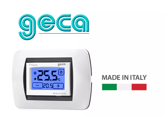 GECA T-TOUCH 503 Termostato digitale con display touch screen da
