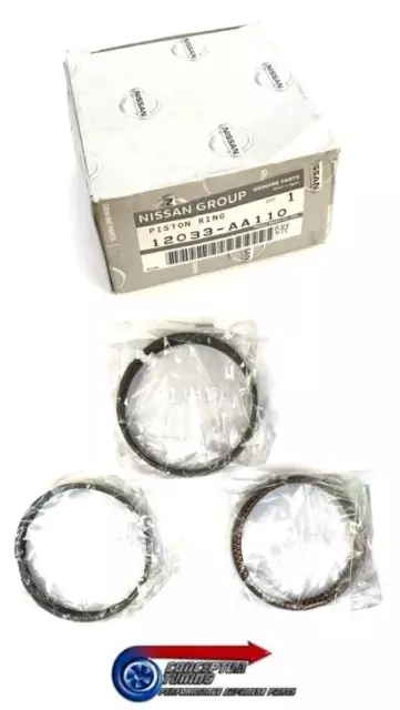 GENUINE NISSAN 86mm Piston Anneaux Set Standard - Pour WC34 Stagea S2 RB25DET