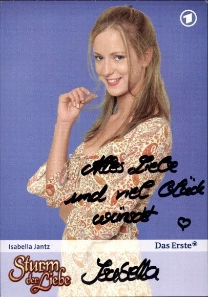 Ak Schauspielerin Isabella Jantz,  Portrait, Autogramm, Sturm der... - 10924479