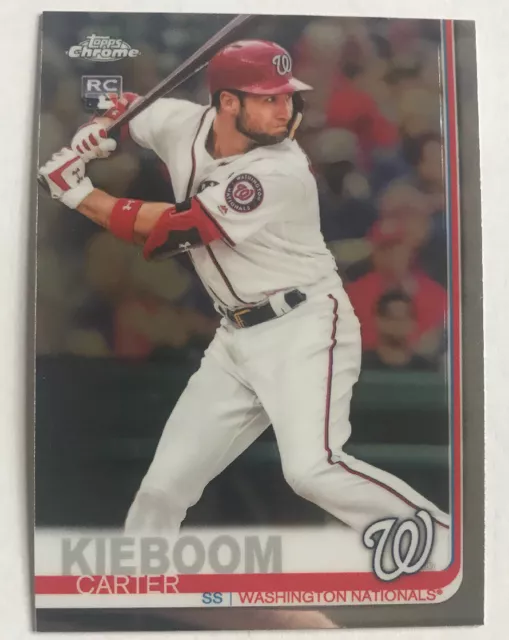 2019 Topps Chrome Update Carter Kieboom RC Rookie Card Washington Nationals #22