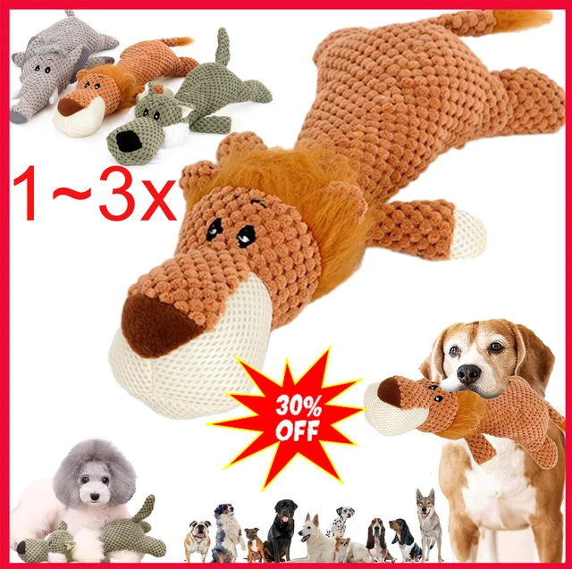 NEW Dog Chew Toys for Aggressive Chewers-Indestructible Tough Durable Squeaky