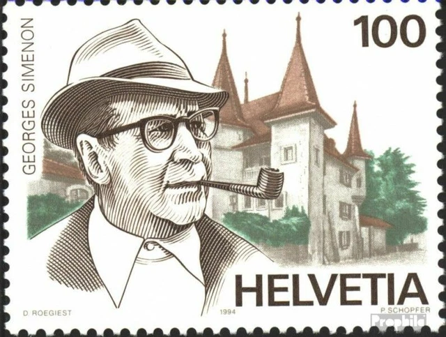 Schweiz 1535 (kompl.Ausg.) gestempelt 1994 George Simenon