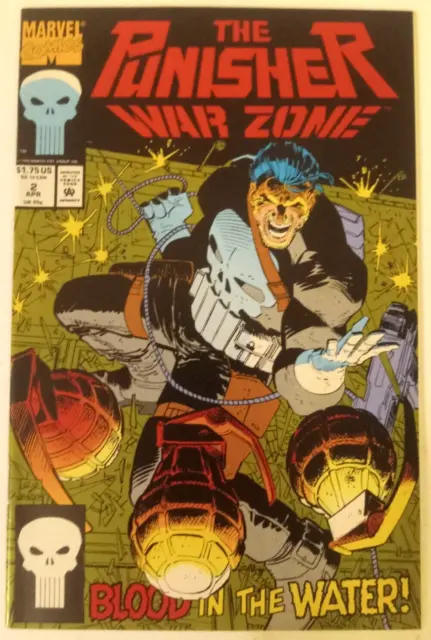 Marvel Comics The Punisher: War Zone: Blood In The Water #2 April 1992
