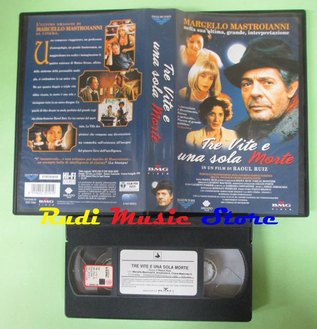 VHS*FILM TRE VITE E UNA SOLA MORTE 1997 Mastroianni Anna Galiena (F84
