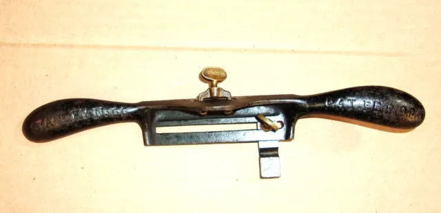 ANTIQUE STANLEY No. 66 HAND BEATER SPOKESHAVE, PAT. 1886