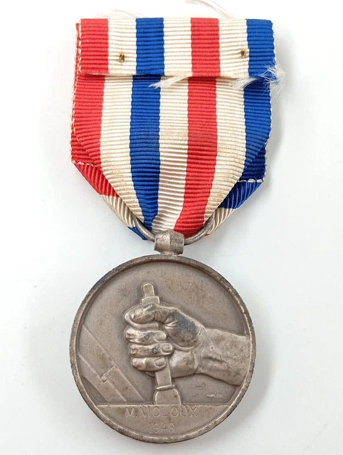 Médaille Ancienne Protection Mutuelle Chemin De Fer France – Bronze, XXème