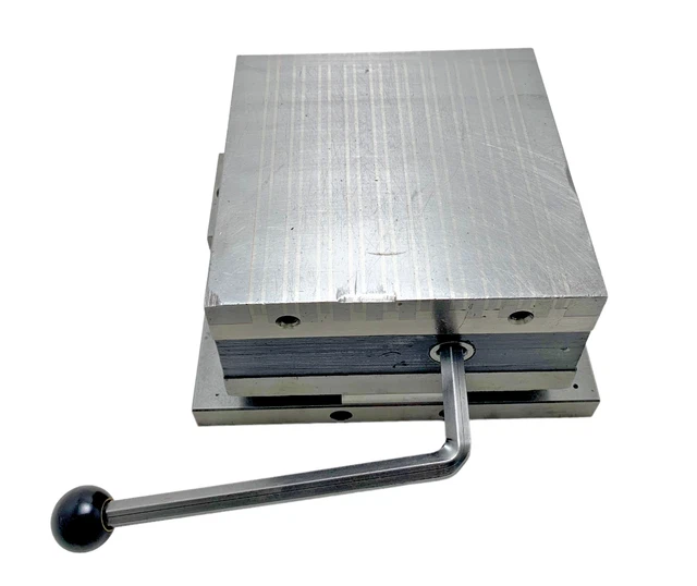 ATCO Magnetic Sine Plate Chuck 6" x 6", Fine Pole,  MSP5-66CX, US MAde