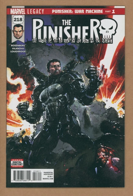 Punisher #218 1st Print Marvel 2018 Near Mint NM 9.4