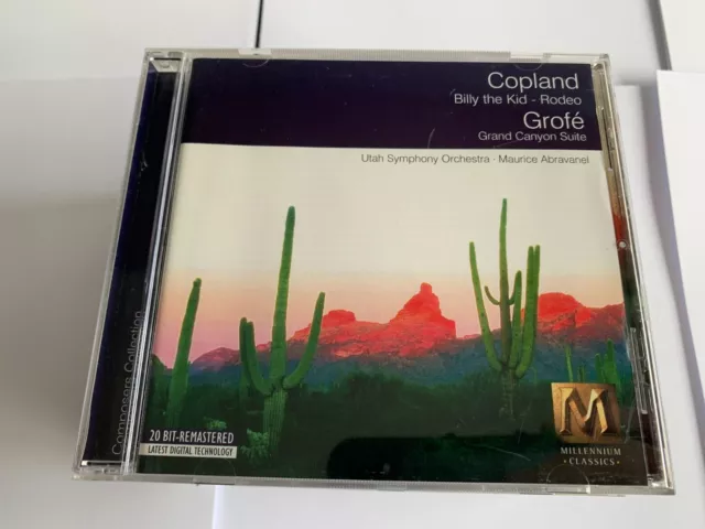 Copland and Grofe Billy the Kid Grand Canyon Suiite 1998 Audio CD MINT [B42]