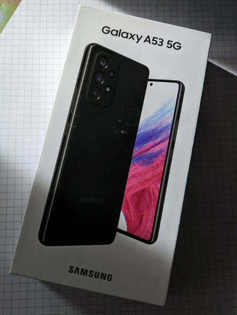 Samsung Galaxy A53 5G - 128GB - Awesome Black (Ohne Simlock) - Top Zustand - OVP