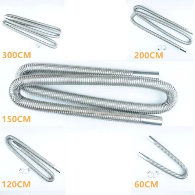 Tuyau d'échappement avec kit de pince pour chauffage air diesel résistance à