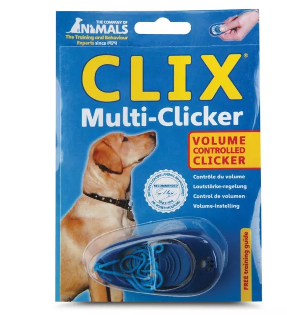 Clix Multi Clicker para Perro Entrenamiento - Fun Recompensa Basado Método De