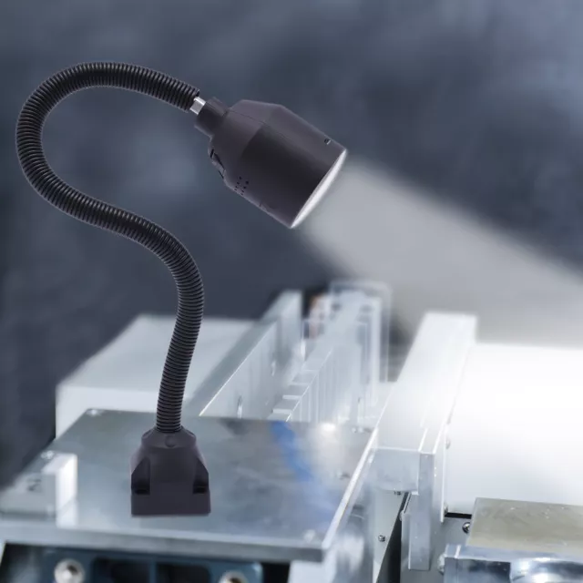 Lampada macchina CNC braccio flessibile base fissa luce LED luce da lavoro 5 W