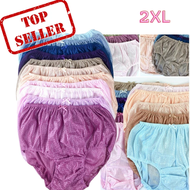 PLUS SIZE PANTIES Panty Nylon Hi Waist Brief Knickers Unisex Comfort