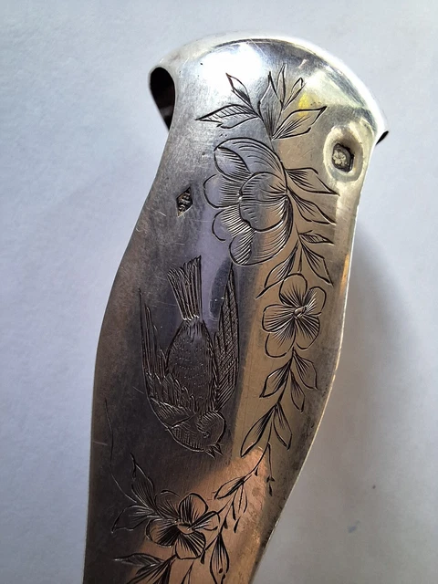 ANCIENNE PINCE À sucre en argent massif, pattes de lion EUR 50,00 - FR