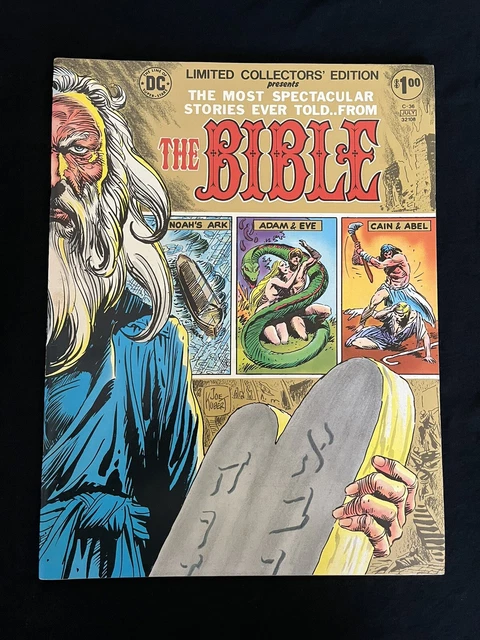 THE BIBLE DC Comics Treasury Limited Collectors Edition C36 1975 HIGH GRADE