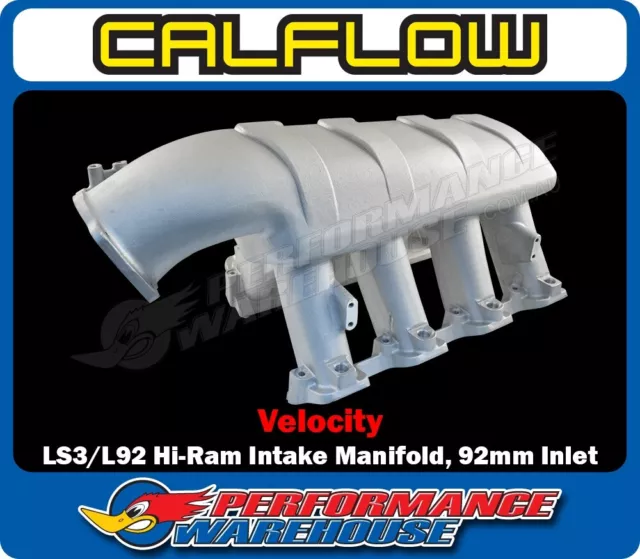 Calflow Velocity LS3 / L92 Hi-Ram Intake Manifold, 92mm, CAL-76-300116 Calflow Velocity LS3 / L92 Hi-Ram Intake Manifold, 92mm, CAL-76-300116