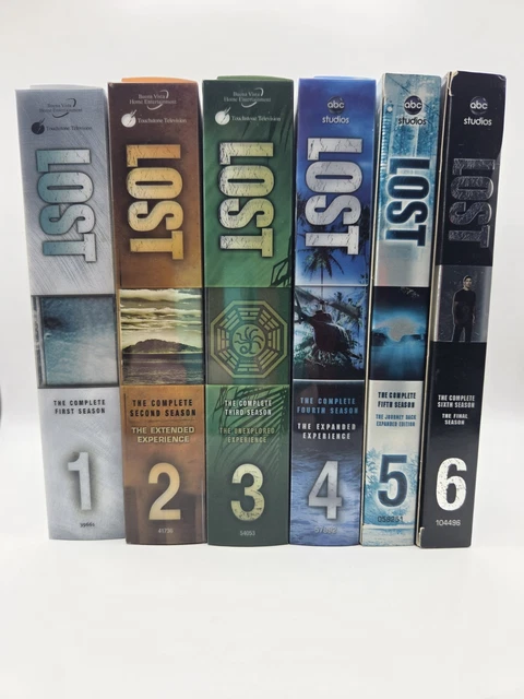 LOST THE COMPLETE Series Seasons 1-6 DVD Box Set (Season 2,3,4 Are
